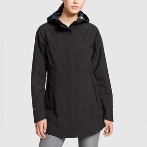 Eddie Bauer Weatherproof Rain Jacket Women’s XS Black Hooded